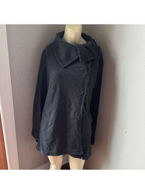 Lululemon dark gray long coat size 8